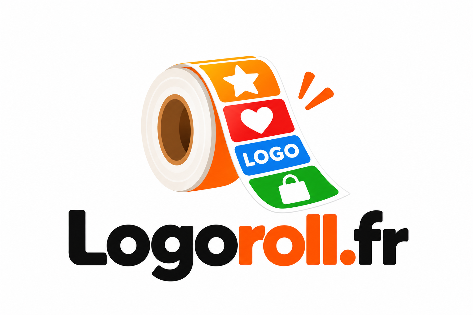 LogoRoll.fr — rouleaux de stickers personnalisés